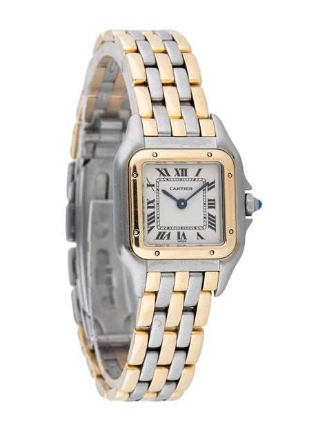 cartier watch panthere price|cartier panthere watch two tone.